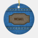 Search for denim blue christmas tree decorations Jean