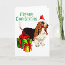 Search for basset christmas cards Happy howlidays