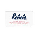Search for football stickers return address labels University of mississippi