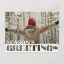 Search for modern seasons greetings postcards Stylish