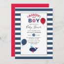Search for ahoy baby boy shower invitations Sailor