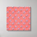 Search for red square canvas prints Pattern