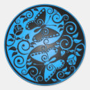 Search for blue yin yang stickers Taoism