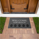 Search for dog doormats Typography