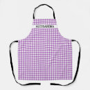 Search for purple and black aprons For kids