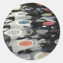 Search for record album stickers Retro