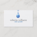 Search for water droplet business cards Abstract