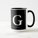 Search for blackandwhite mugs Typography