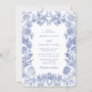 Search for elegant vintage wedding invitations Toile