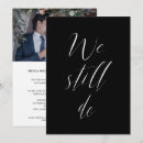 Search for we still do wedding invitations Black