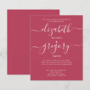 Search for magenta invitations Script