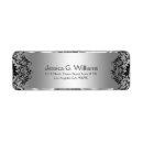 Search for black lace return address labels Vintage