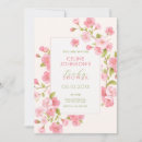 Search for sakura invitations Pink