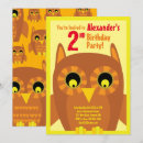 Search for owl 1st birthday invitations Party