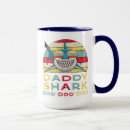 Search for daddy shark mugs Funny