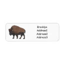 Search for yellowstone return address labels Bison
