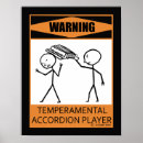 Search for accordion posters Temperamental musician
