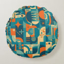 Search for teal geometric cushions Orange and teal