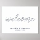 Search for silver welcome wedding signs Modern