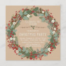 Search for old fashioned christmas invitations Wreath