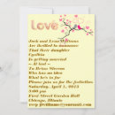 Search for lovebirds wedding invitations Hearts