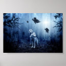 Search for beautiful wolf art Blue