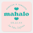 Search for pink and turquoise wedding stickers Thank you