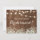 Search for country wedding bridesmaid cards Floral
