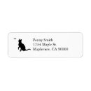 Search for animal lovers return address labels Kitten