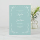 Search for seafoam green invitations Vintage