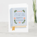 Search for for book lover birthday cards Librarian