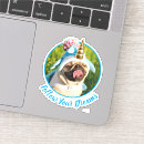 Search for funny pugs stickers Humour