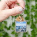 Search for coastline key rings Urban skyline