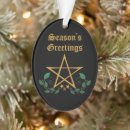 Search for wiccan christmas tree decorations Witchy