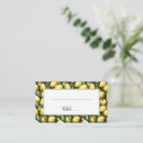 Search for lemon place cards Green