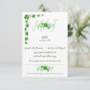 Search for irish rsvp cards Shamrocks