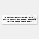 Search for outer space bumper stickers Aliens