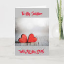 Search for military valentines day cards Soldier