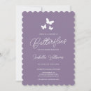 Search for purple butterfly bridal shower invitations Lifetime of butterflies