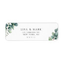 Search for engaged couple return address labels Modern