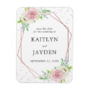 Search for rose gold save the date magnets Trendy