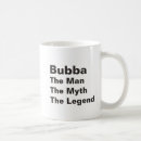 Search for the man the legend mugs Typography