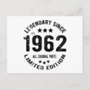 Search for 1962 postcards Birthday
