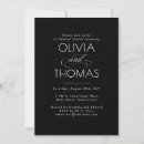 Search for black tie dinner invitations Minimalist