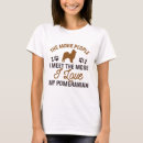 Search for pomeranian womens tshirts Funny