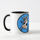 Search for black and white cartoon mugs Cow
