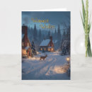 Search for snowy village scene christmas cards Nostalgic