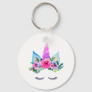 Search for floral fantasy key rings Unicorn