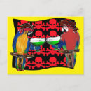 Search for parrot pirate postcards Pirates