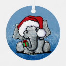 Search for elephants christmas tree decorations Santa